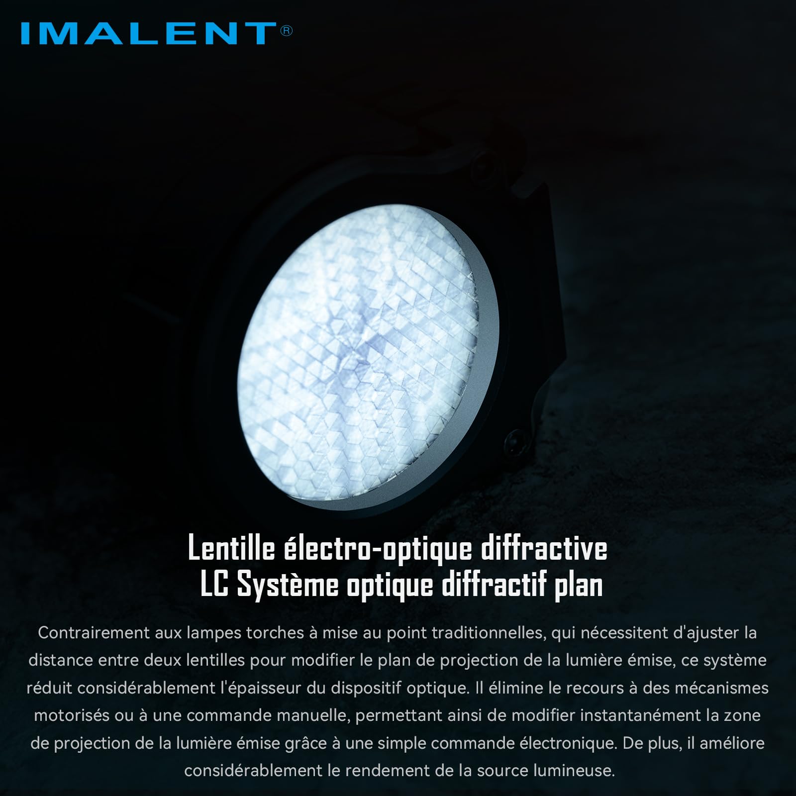 IMALENT BTL50 Lampe Torche Tactique EDC 3000 Lumens Zoom Électronique Rechargeable USB-C Batterie 3000mAh Étanche IP56 Portée 705m - Noir