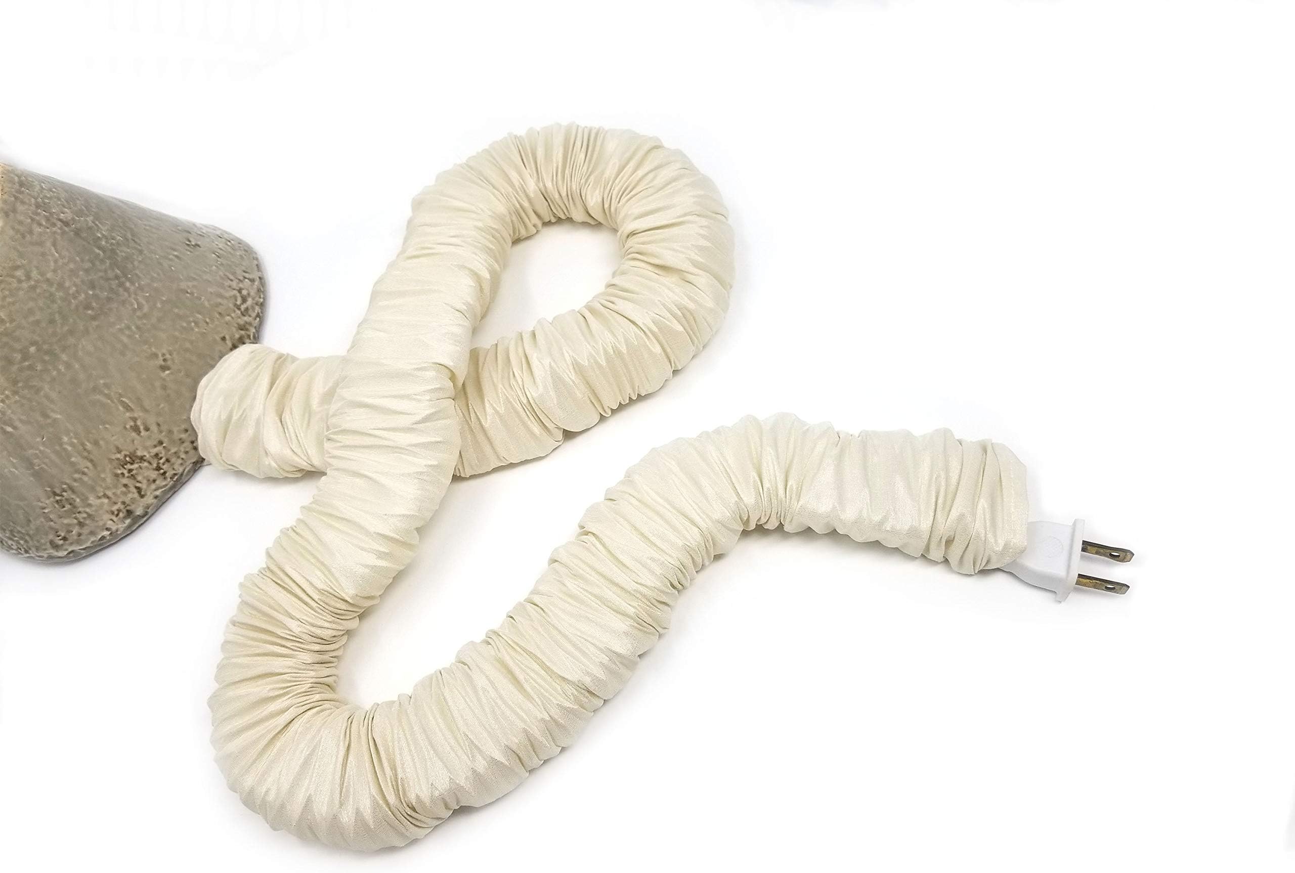 Artist Unknown Off White CoverEase 9 Feet Lamp Cord Cover Tube