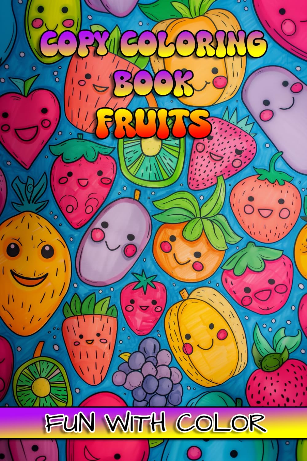 Copy Coloring Book : Fruits: My First coloring Book