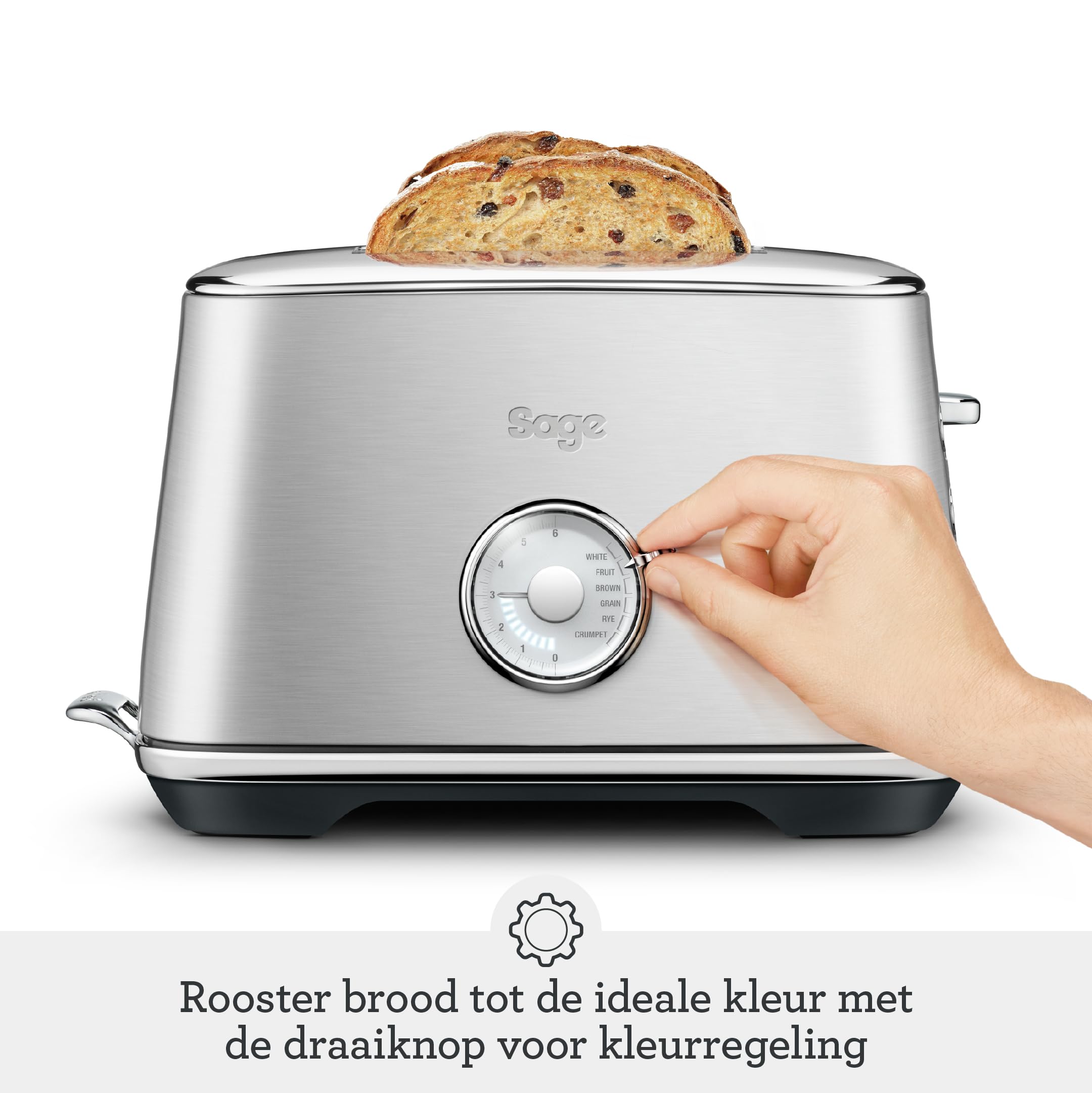 Sage Toast Select Luxe 2-kromkowy toster z wskaźnikiem odliczania LED, Damson Blue