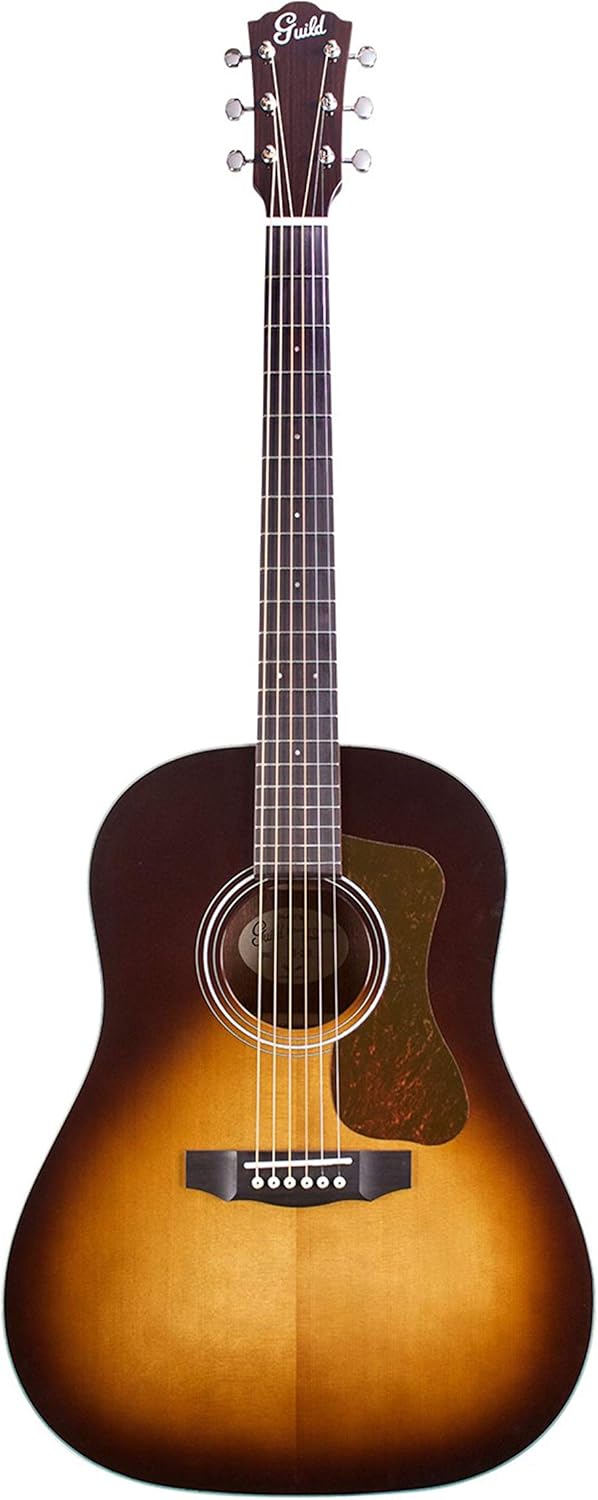 Guild Guitars DS-240 Slope Shoulder Acoustic Guitar, Vintage Sunburst, Solid Top, Westerly: Memoir Collection