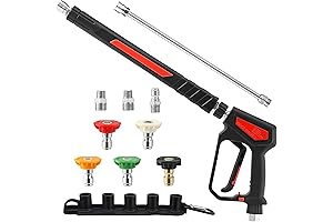 RIDGE WASHER 5000 PSI Pressure Washer Gun with Extension Wand