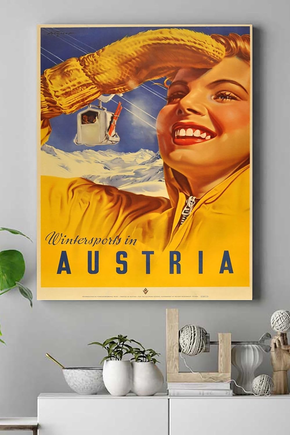 Postermanya (pster15080) Avustralya Vintage Kanvas Tablo 50 x 70