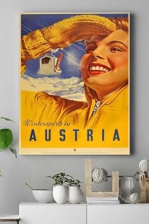 Postermanya (pster15080) Avustralya Vintage Kanvas Tablo 50 x 70