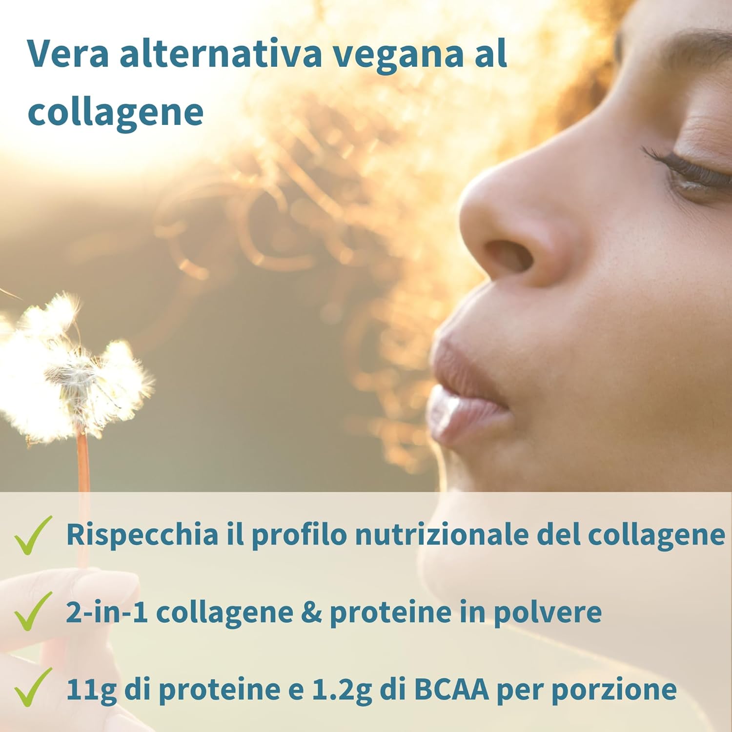 Igennus Vegan Collagen Peptide Powder, Enhanced with Glycine, Proline & Hydroxyproline & Cofactor Vitamin C, Non GMO, Complete Vegetarian Plant Based Collagen Powder Booster, 35 Servings - Image 2