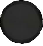 Moonet PVC Leather Spare Tire Wheel Cover for Car Truck SUV Camper Trailer Universal Fit RV JP FJ, R15 Black (for Overall Wheel Diameter 27-29 inch)