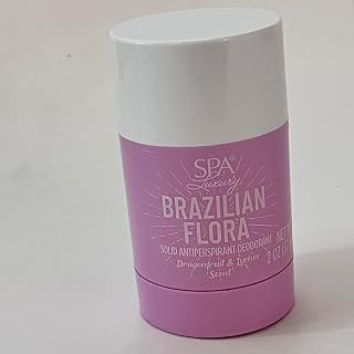 Brazilian Flora Solid Antiperspirant Deodorant 57g | Dragonfruit & Lychee Scent, Wetness Protection, Smooth Glide Formula, No Sticky Residue, Daily Use