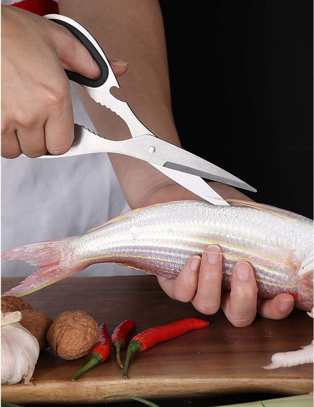 5 PCS Kitchen Scissors Heavy Duty Multipurpose Stainless Steel Poultry Shears with Comfortable Grips