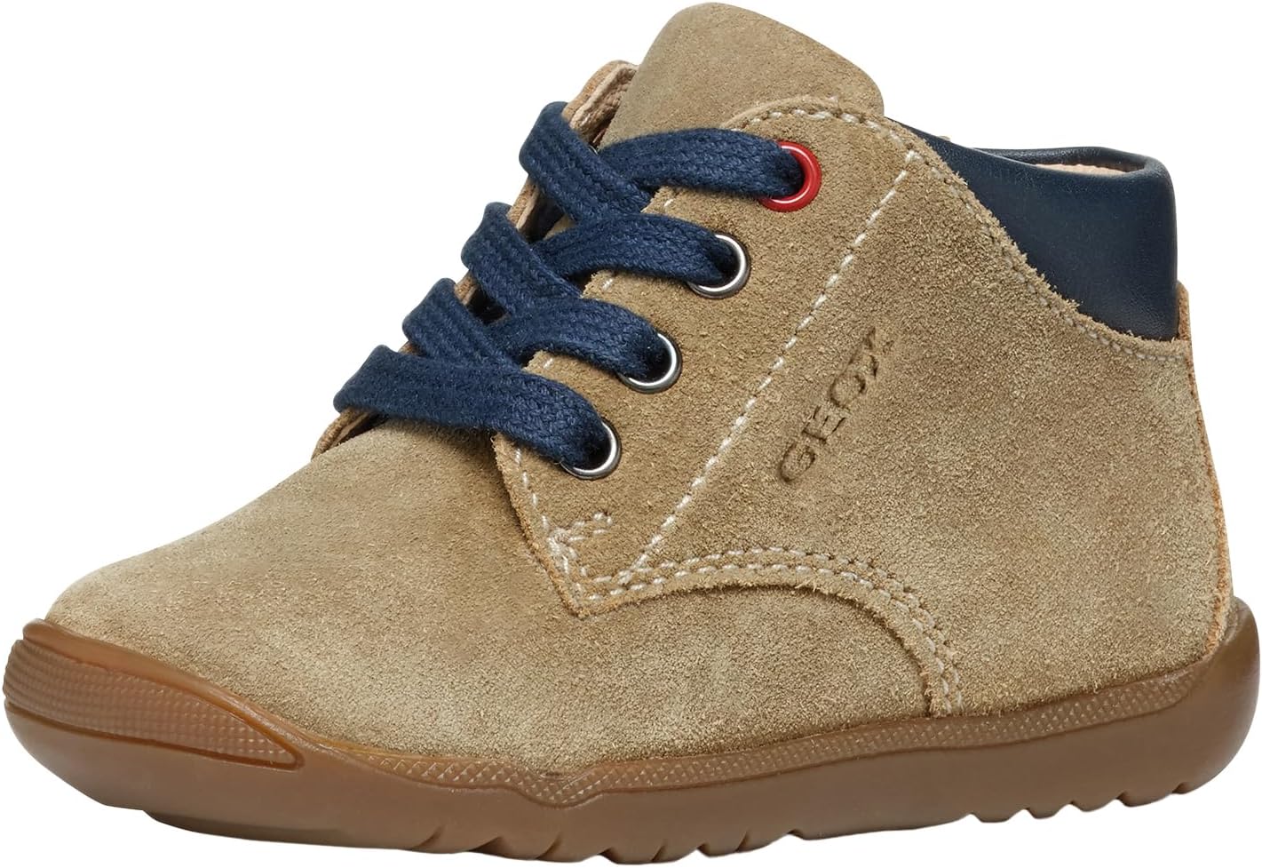 Geox Baby-Boy's Macchia (Infant/Toddler) First Walker Shoe