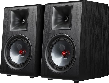 AIYIMA P600 6.5" Bookshelf Speakers for Desktop, 6 Tilted Design & Carbon Fiber Woofer & Horn Silk Tweeter, 30Hz-20kHz 2-Way Passive Speaker for Home Audio Stereo Amplifier