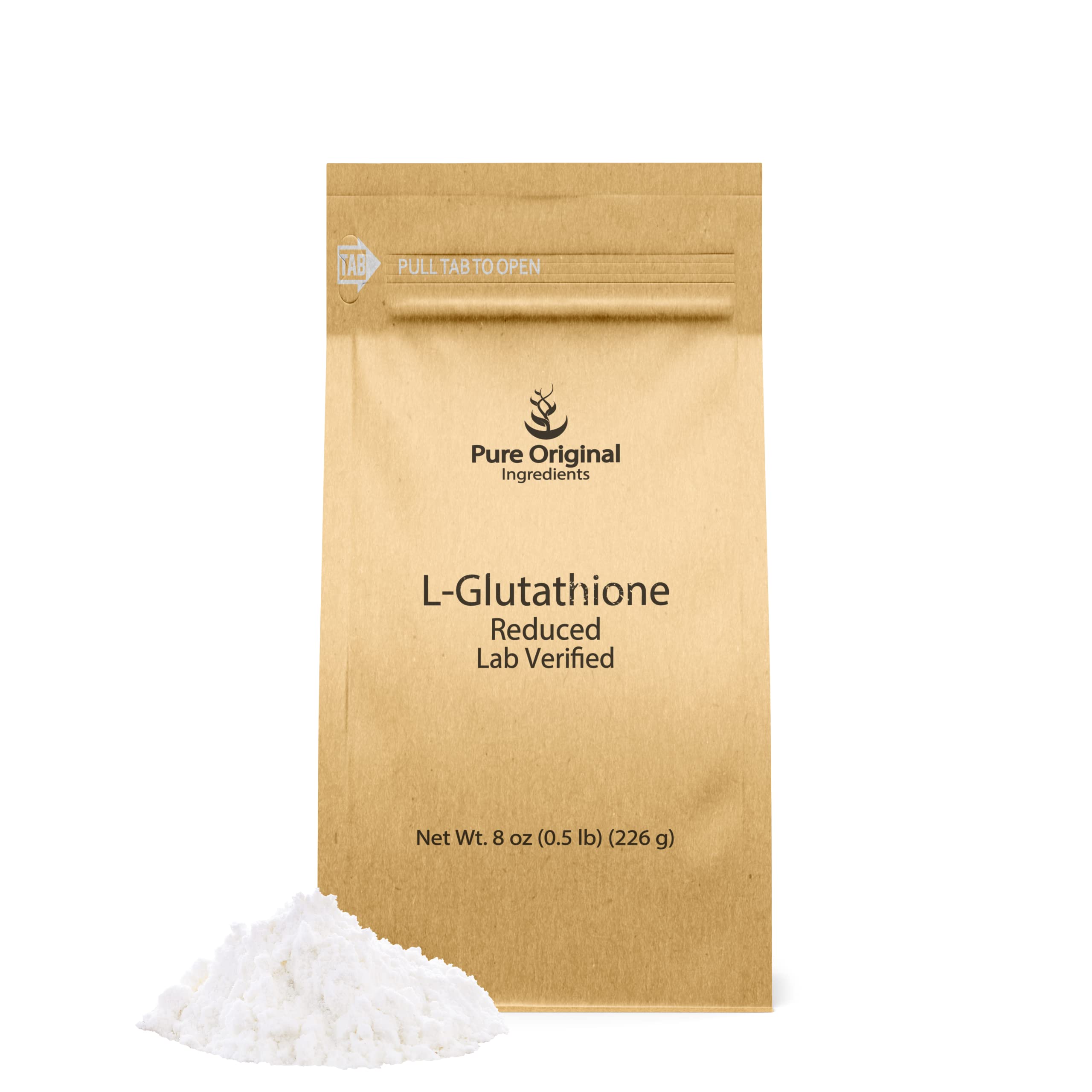 Amazon.com: PURE ORIGINAL INGREDIENTS L-Glutathione Powder (8 oz) Reduced,  Always Pure, Lab Verified Supplement : Health & Household