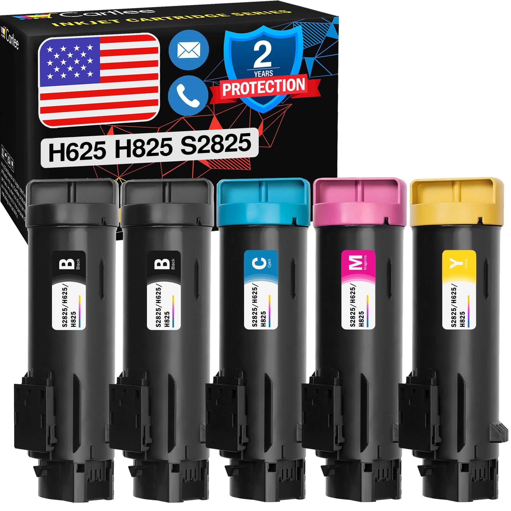 2x XXL TONER KARTUSCHEN für DELL H625 CDW H825 H825 CDW S2825 CDN 2x XXL TONER KARTUSCHEN für DELL H625 CDW H825 H825 CDW S2825 CDN