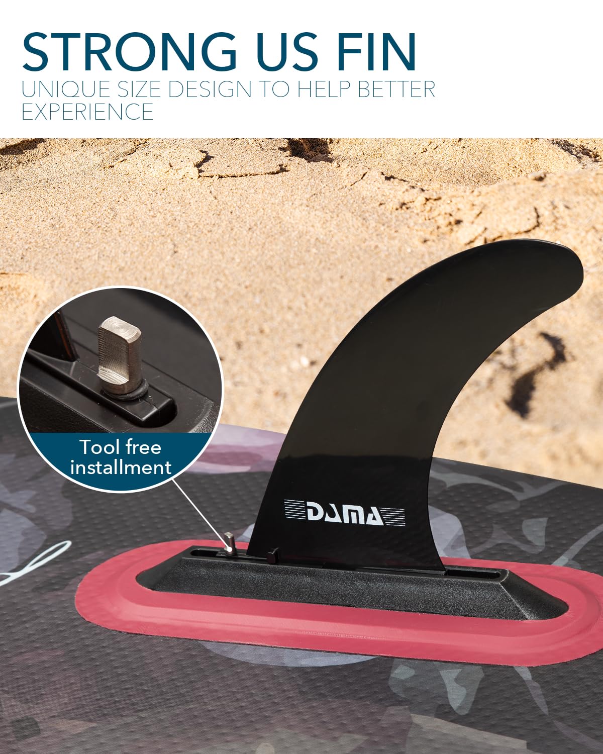 DAMA Dark Flower Tabla de Paddle Surf Hinchable, Sup Paddle Board Inflable 320 x 81 x 15 cm, Antideslizante, hasta 145 kg, Remo Doble, Bomba, Mochila, Correa de Seguridad, Bolsa Estanca y Funda Móvil