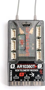 Spektrum AR10360T+ 10 Channel AS3X& Safe Telemetry Receiver, SPM-1034