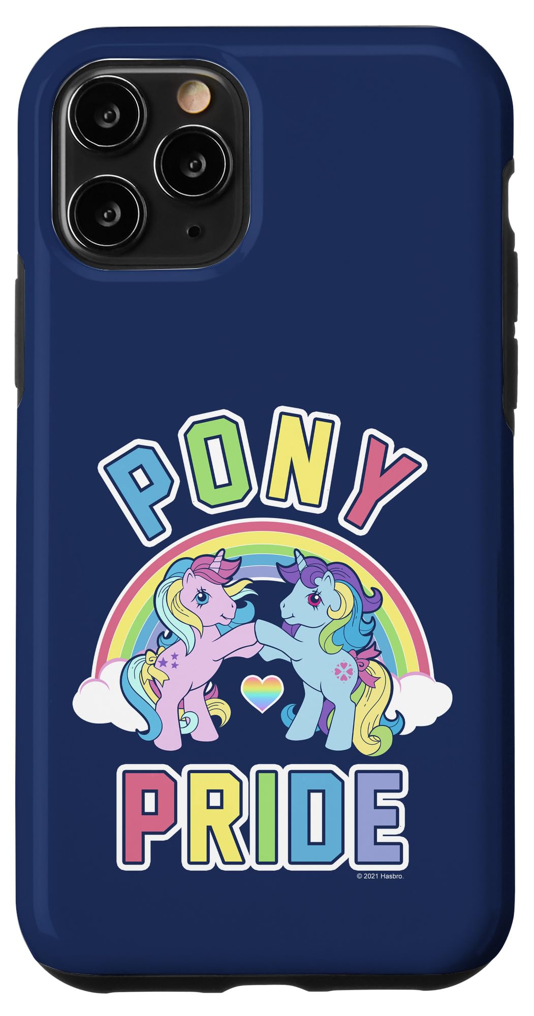 Coque iPhone 11 Pro My Little Pony arc-en-ciel en silicone rigide - 4