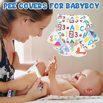 Pee Teepee for Baby Boy Reusable, Flannel Fabric