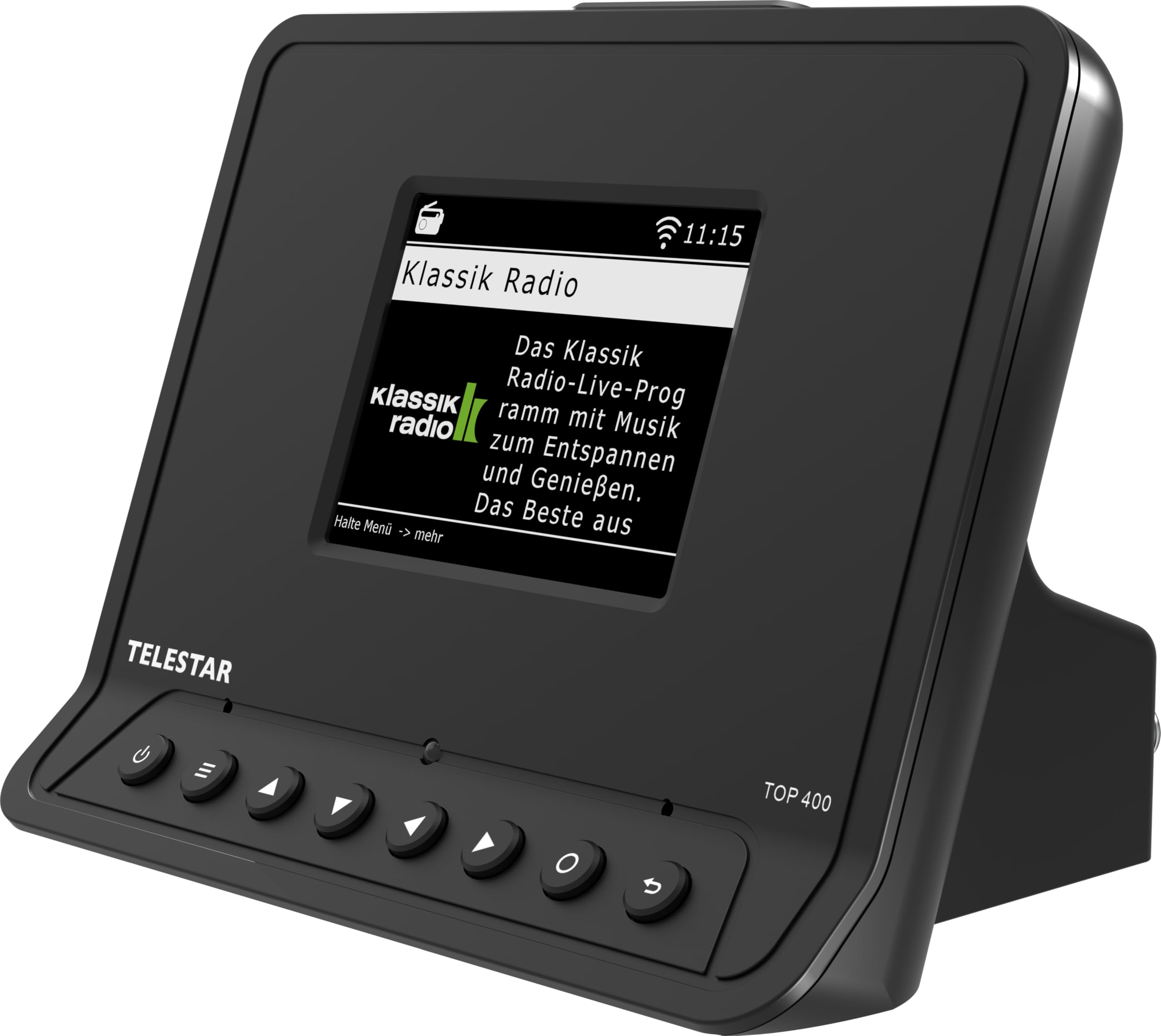 TELESTAR TOP 400 – HiFi-Adapter zur Aufrüstung von HiFi-Anlagen – Schwarz | Internetradio, DAB+, Streamingdienste, Bluetooth Audio-Streaming & Sendefunktion, USB-Aufnahme, Hotelmodus, Nachtmodus