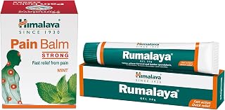 Himalaya Pain relief wellness kit Rumalaya Gel 30g Pain Balm Strong Fast relief from headache and neck pain Ayurvedic 45 g For Quick and long-lasting relief from pain