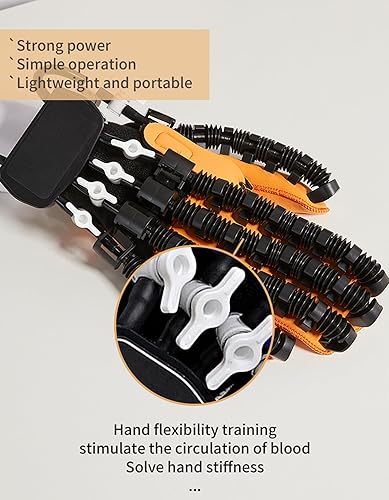 Miniatura 5 de Guantes de robot de rehabilitación, equipo de recuperación de hemiplejia de mano 2024, con carga USB y ajuste de fuerza, para todo tipo de personas
