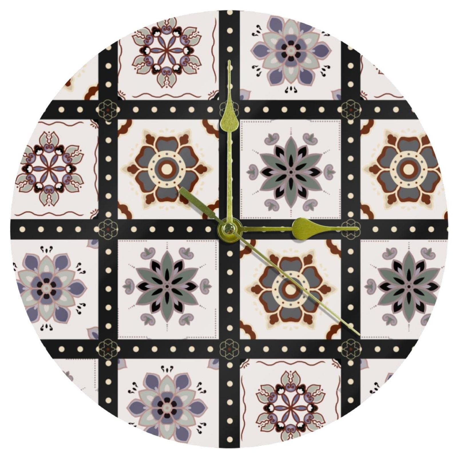 Horloge murale silencieuse sans tic-tac pour un sommeil paisible