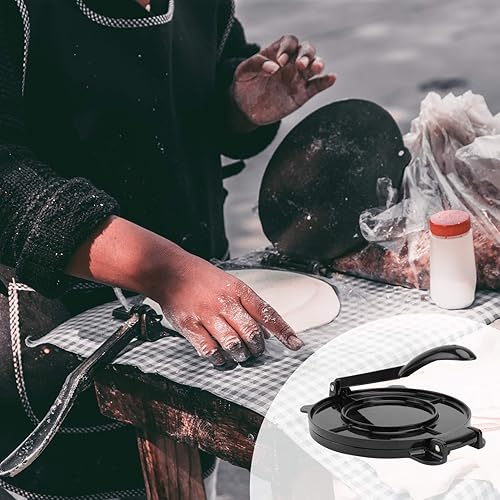 Miniatura 3 de Hemoton 1 herramienta multiusos para hacer albóndigas de harina, fabricante de tortillas, fabricante de tortillas, máquina de tortilla, prensa de
