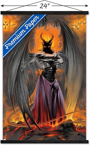 Miniatura 3 de Trends International LA Williams - Lucifer Standing Wall Poster, 22.37" x 34.00", Premium Print and Black Hanger Bundle