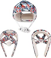 Vista 52 de Lindo casco de seguridad para bebé, protección para la cabeza del niño, ajustable, sombrero de parachoques para la cabeza, casco de parachoques