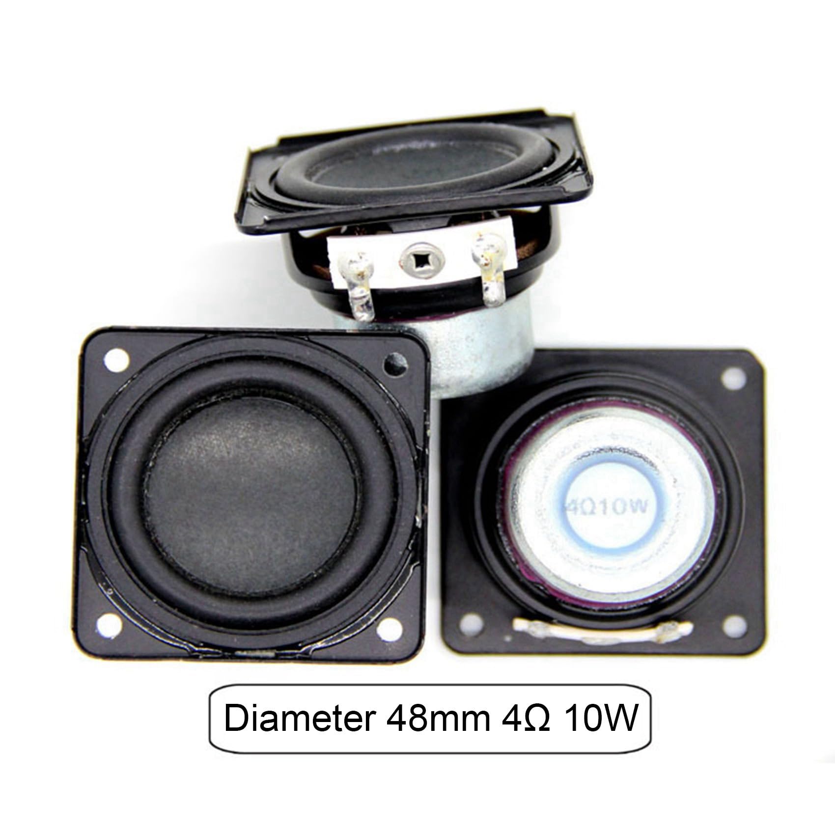 2 Haut-parleurs Audio 4Ω 10W - Mini Enceintes DIY Pour Projet Multimédia