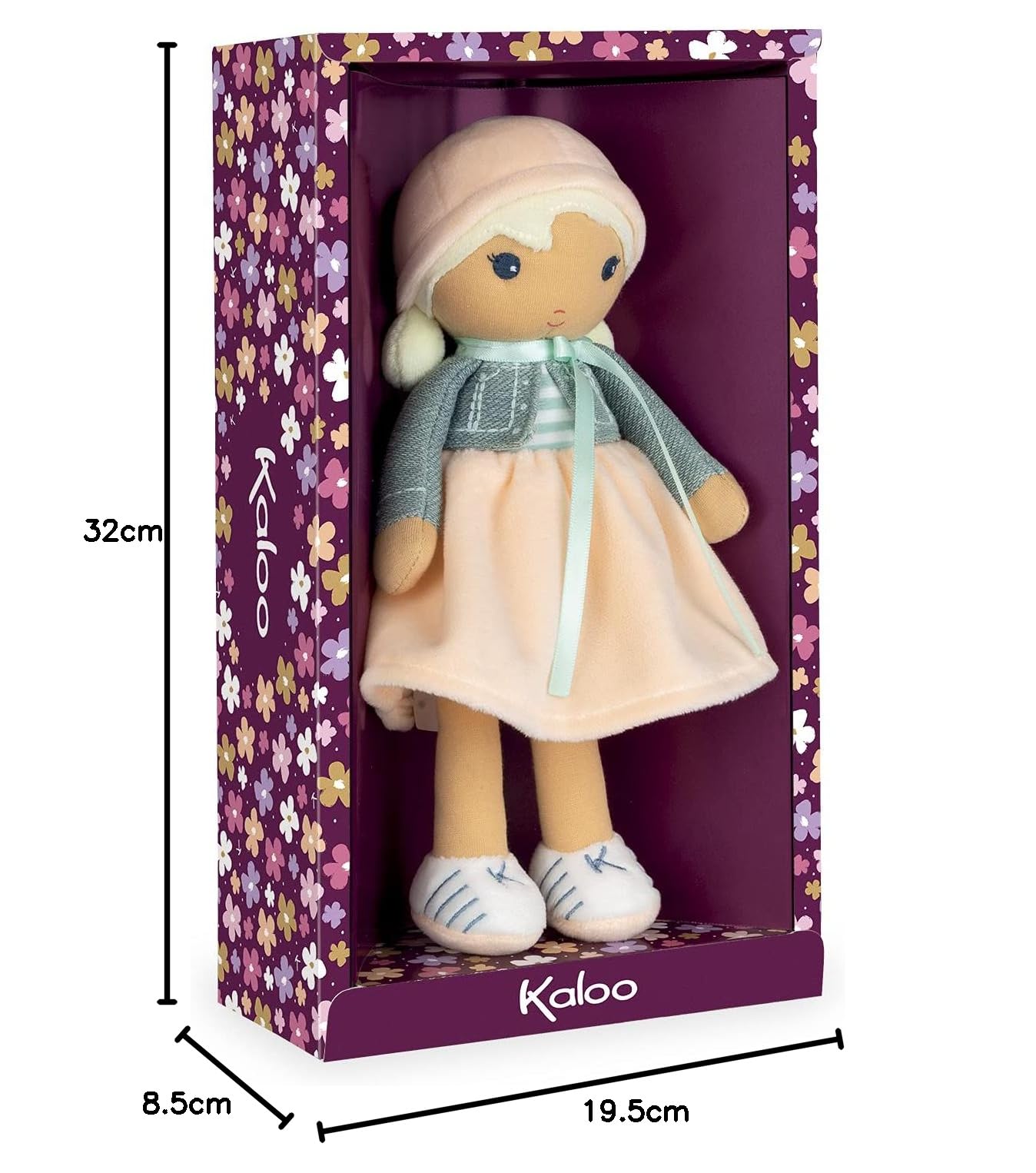 KALOO Colección Tendresse Mi Primera Muñeca de Trapo Chloé K, 32 cm K963660, 32cm, Chloe — view 10
