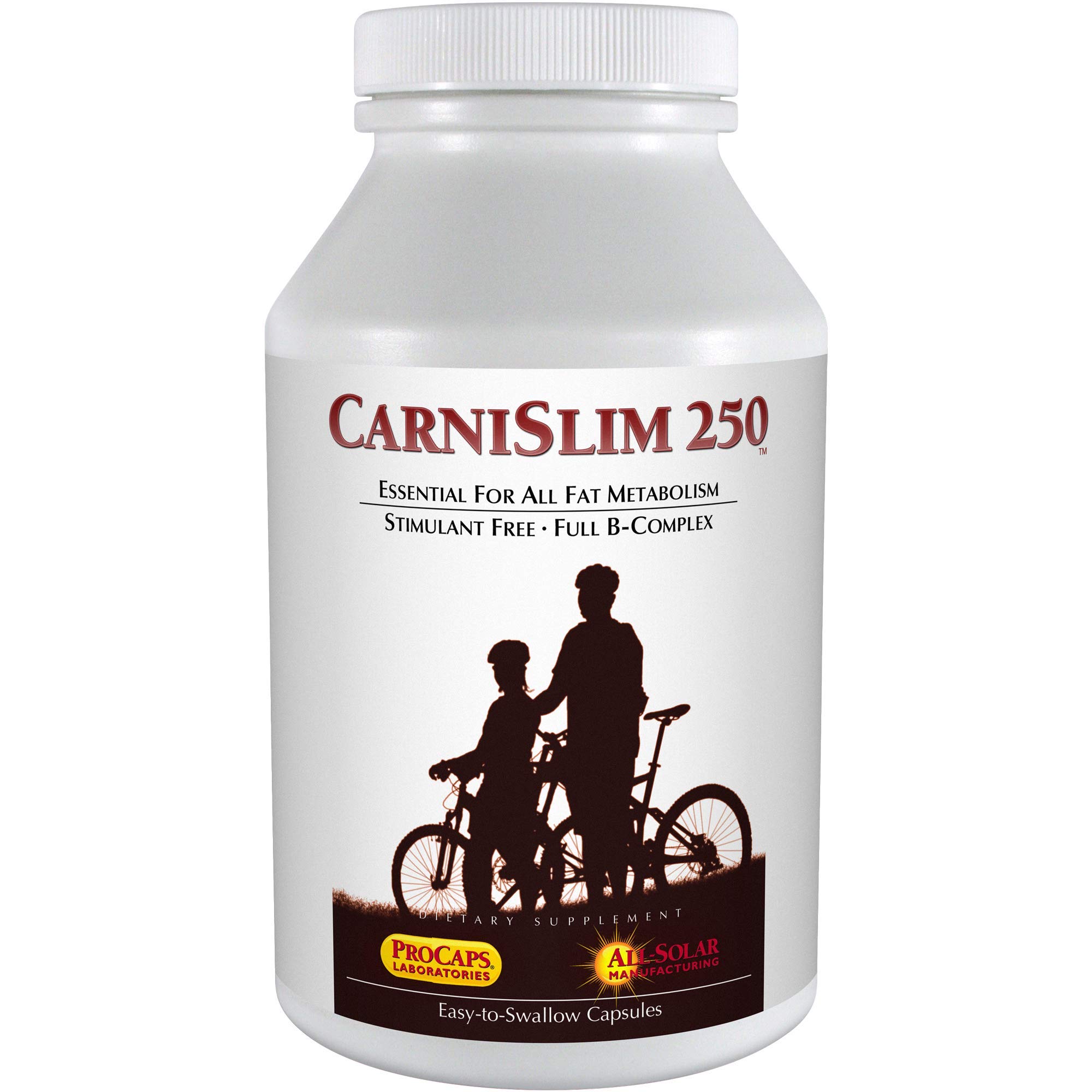 Andrew Lessman Carnislim 250 - 60 Capsules – Promotes Optimum Fat Burning and Energy Metabolism, Ephedra-Free, Science-Based Formula, with 250mg Carnitine, Plus Full B-Complex. No Additives