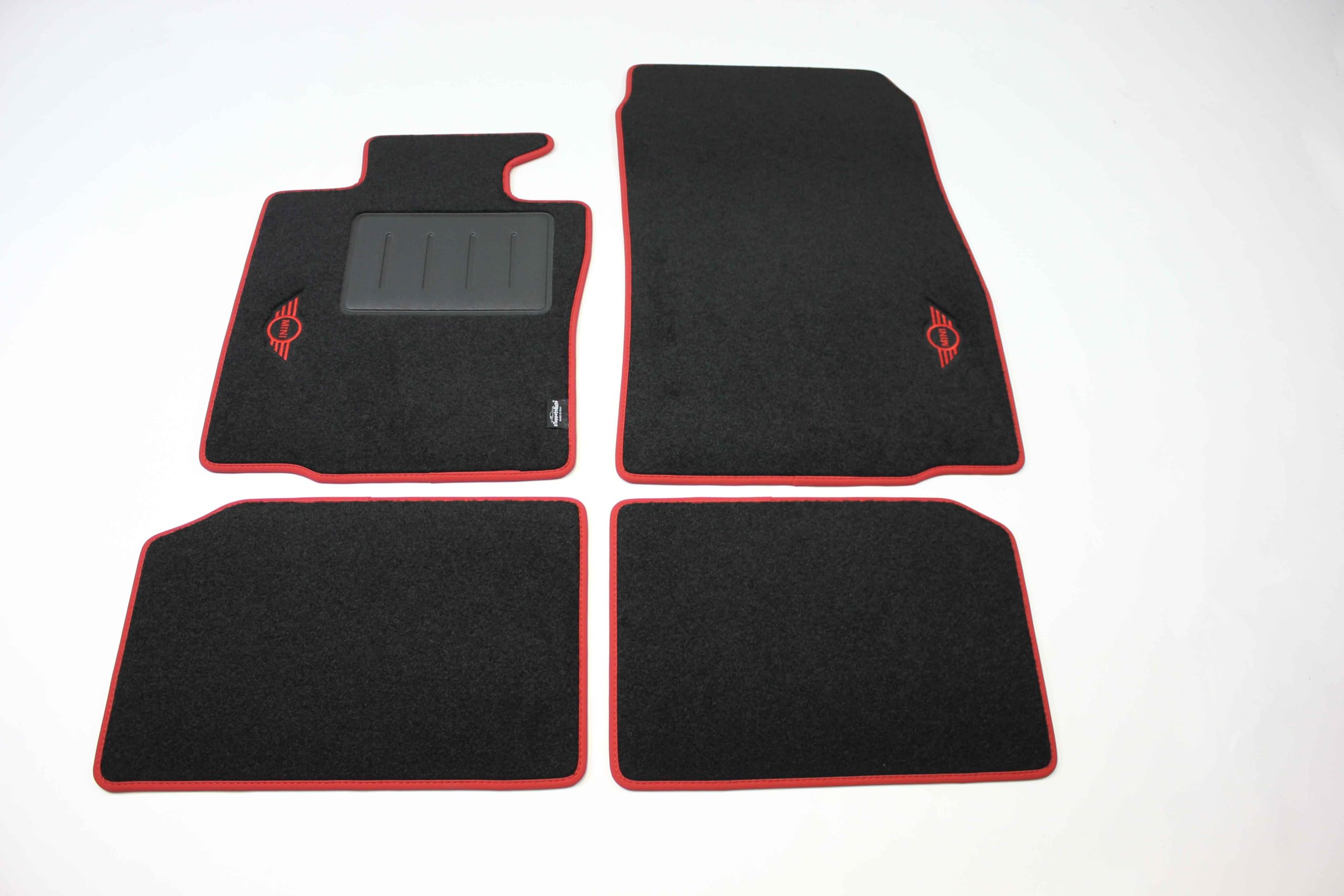 Tappeti in Moquette su misura compatibili con Mini Countryman R60 2WD 4WD dal 2010-2017, Mini Paceman R61 2WD 4WD dal 2010-2017 Limited Edition Carbon Inox