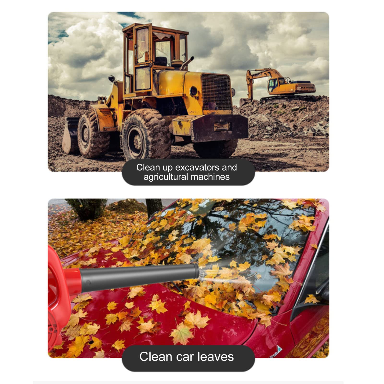 Soplador De Polvo, Soplador De Hojas De Mano Resistente A Altas Temperaturas Fuerte Para Jardín (12V