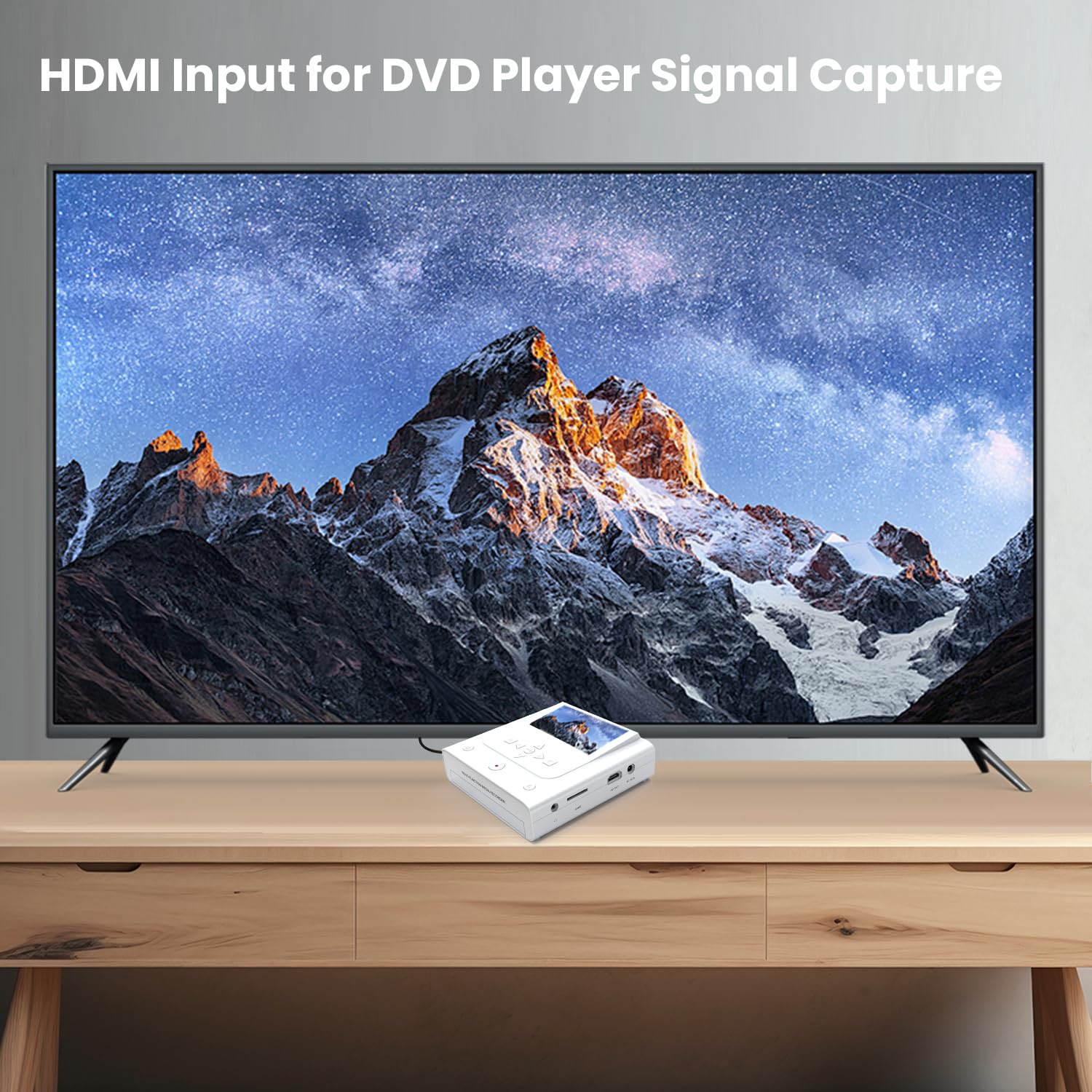 Grabadora de VHS a DVD, máquina convertidora de VHS a DVD, convierte VHS, VCR, videocámara a DVD, USB, tarjeta SD, teléfono inteligente WiFi a DVD, USB, SD, copia de disco duro 【VHS/cintas/reproductor