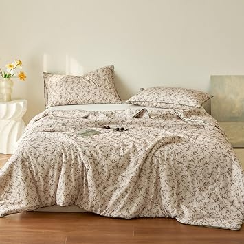 Comforter Soybean Fiber Printing Thin Quilt,Summer Lightweight Soft Comfy Breathable Cool Quilt,All Season Comforter for Children and Aldult Single,DoubleJ,100x150