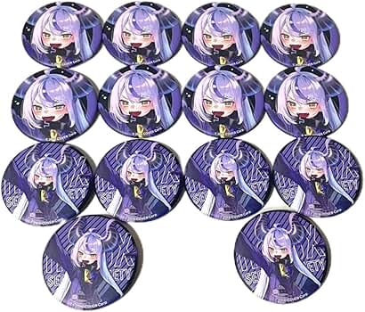 Amazon.co.jp: ホロ ライブ holoX movic ラプラス ダークネス 缶バッジ