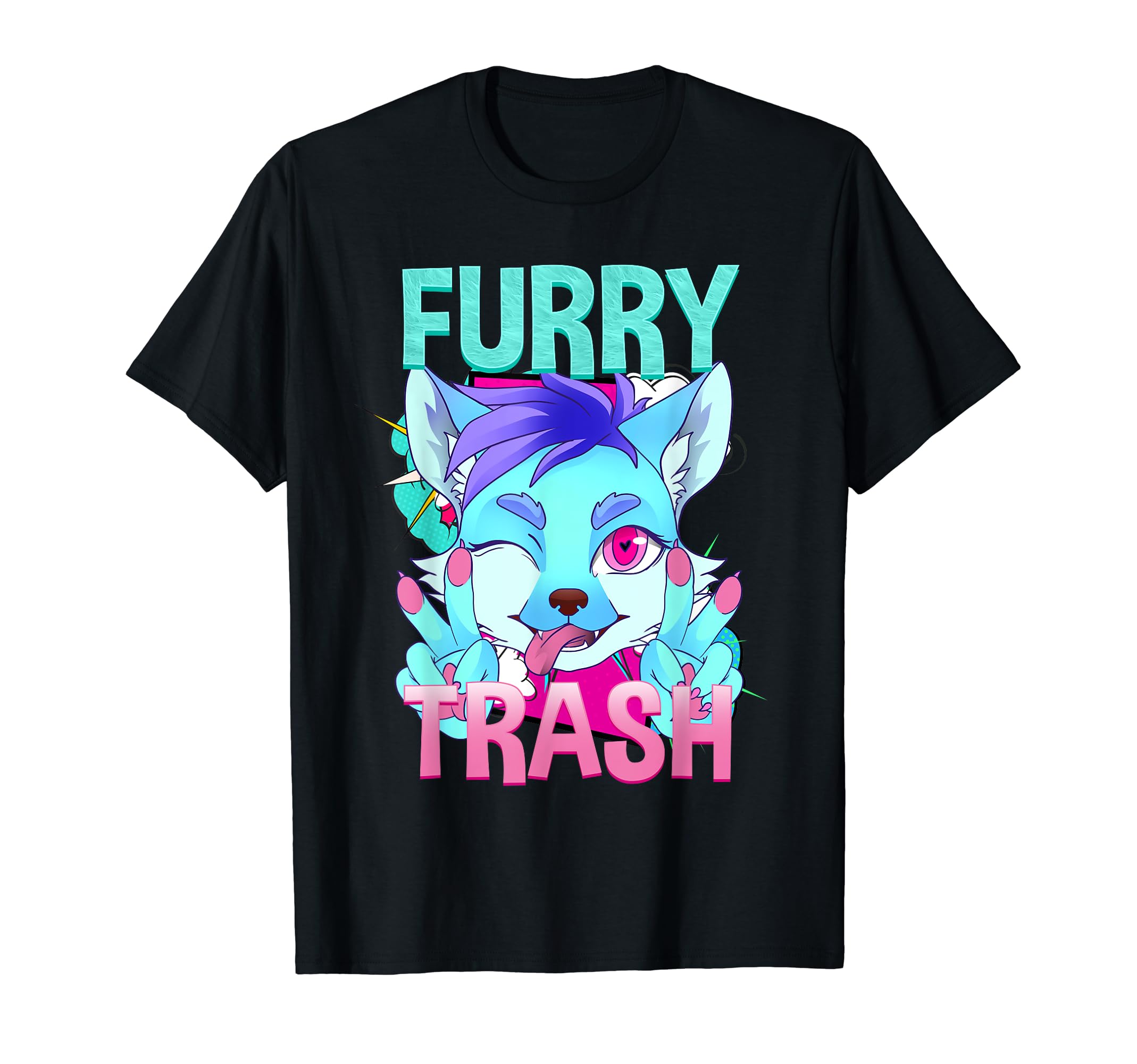 Furry Cosplay Anime LoversFurry Trash I Cute Furries Cosplay Fandom T-Shirt