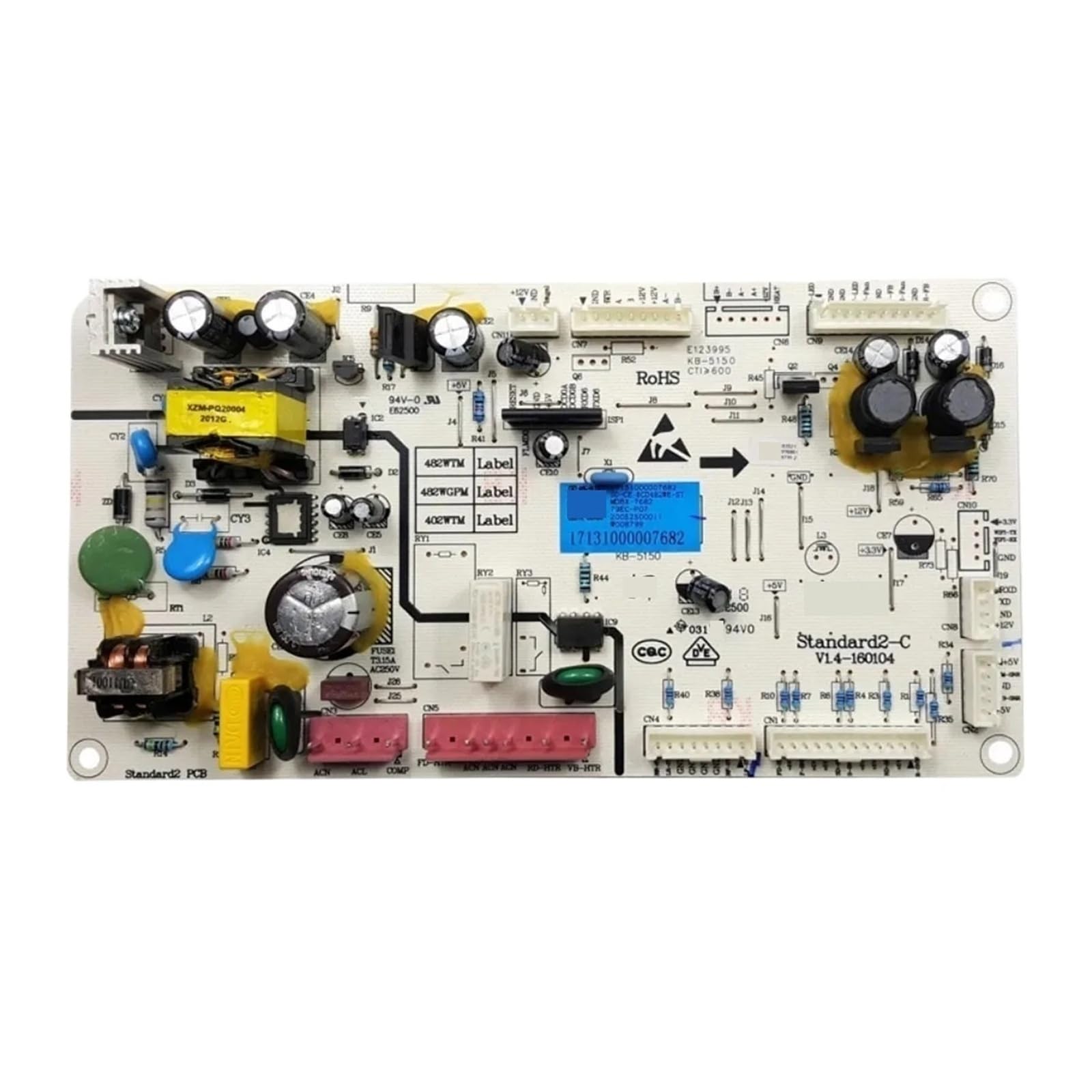 Refrigerator Control Board BCD-482WTM/WGPM Fridge Motehrboard ，Compatible For Midea ，17131000007682