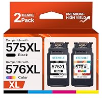 KEENKLE PG-575XL CL-576XL Cartucce Sostituzione per Canon 575 576 XL 2