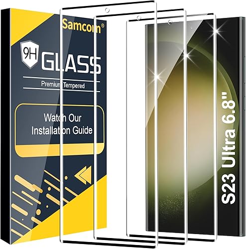 Protector de pantalla de vidrio templado transparente HD, desbloqueo de huellas dactilares, curvado 3D, resistente a los arañazos, sin burbujas,