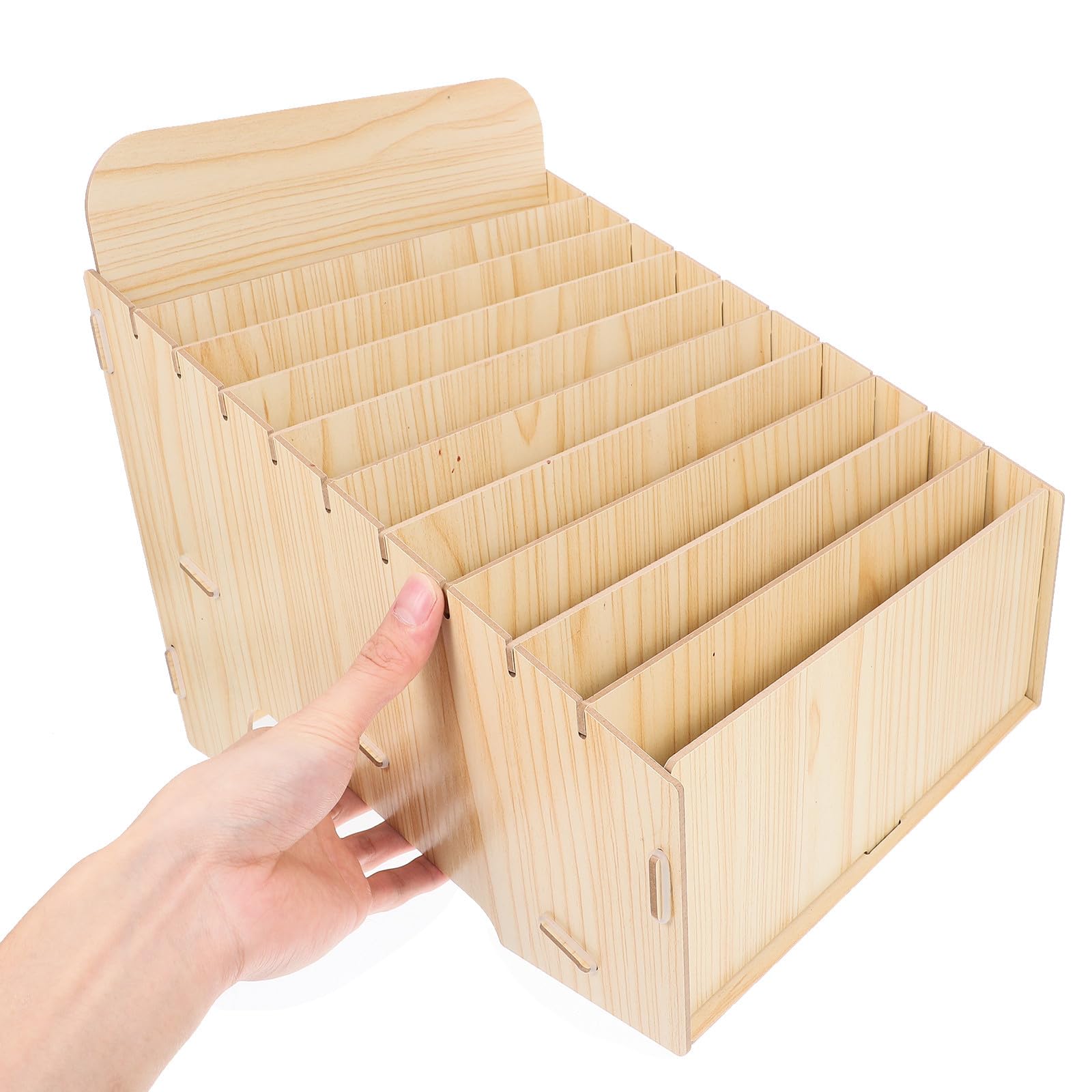 Madera Organizador Compartimentos de Múltiples Facturas DIY