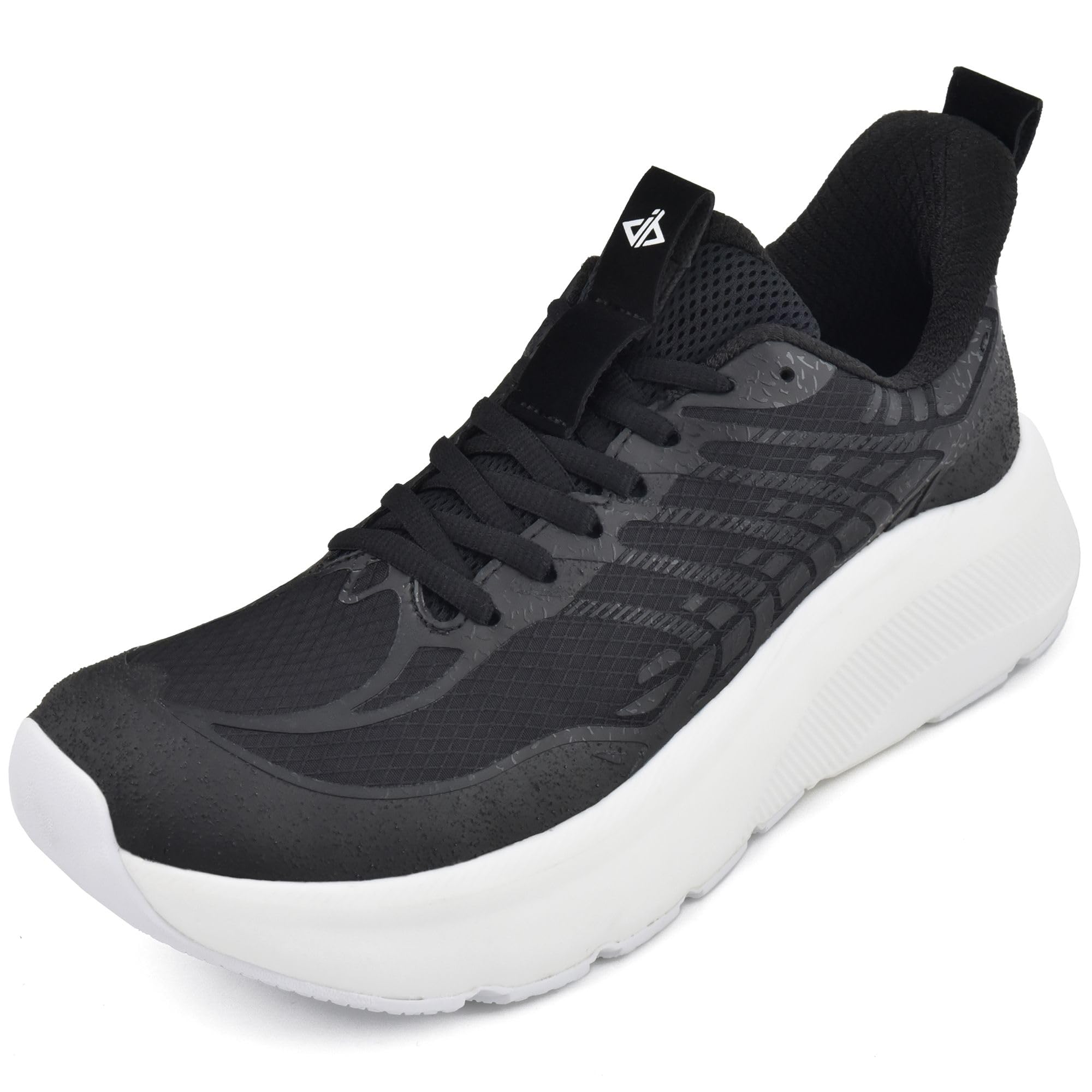 JACKSHIBO Wide Toe Box Men's Running Tennis Athletic Gym Workout Cross  Training Sneakers Cushioned Memory Foam Thick Zero Drop Sole