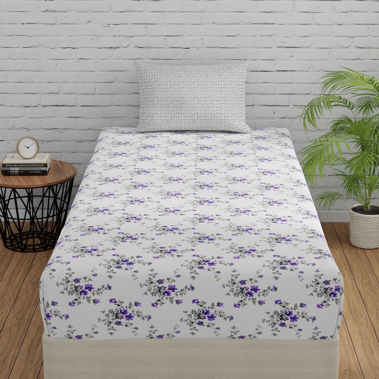 See full amazon price history chart for Huesland by Ahmedabad Cotton 144 TC Bed Sheet for Single Set Bed with Pillow Cover | White, Lavender & Grey Huesland by Ahmedabad Cotton 144 TC Bed Sheet for Single Set Bed with Pillow Cover | White, Lavender & Grey (B0CJ729C6Y) Amazon Price History, Amazon Price Tracker