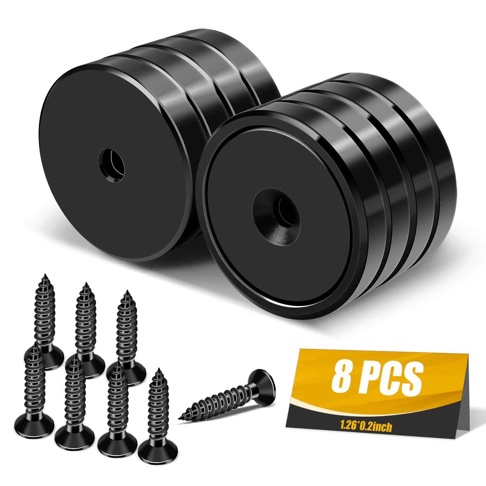 E BAVITE Strong Neodymium Magnets with Screws, 110 Lbs, 12 Pack — Amazon image 16
