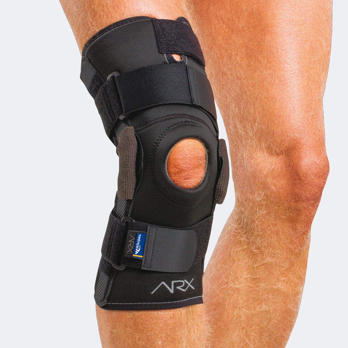 ARX 312 Ginocchiera tubolare con articolazioni policentriche (Large Circonferenza ginocchio(da 38 a 42 cm))