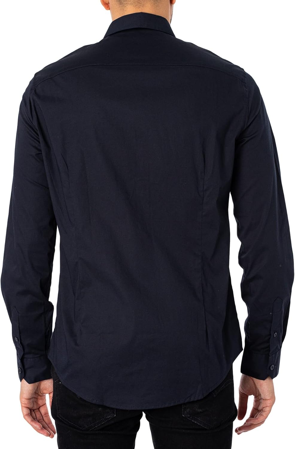 Armani Exchange Mens Stretch Poplin Button Down Shirt - Image 4