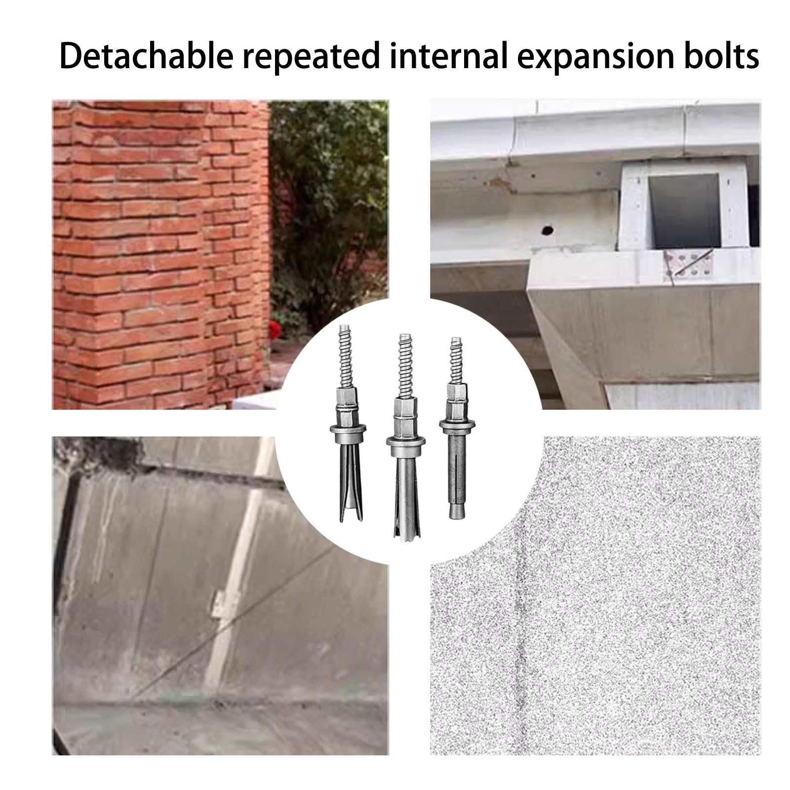 Ancrage amovible de haute résistance à installation rapide en acier au carbone résistant à haute résistance pour applications de forage de noyau de diamant