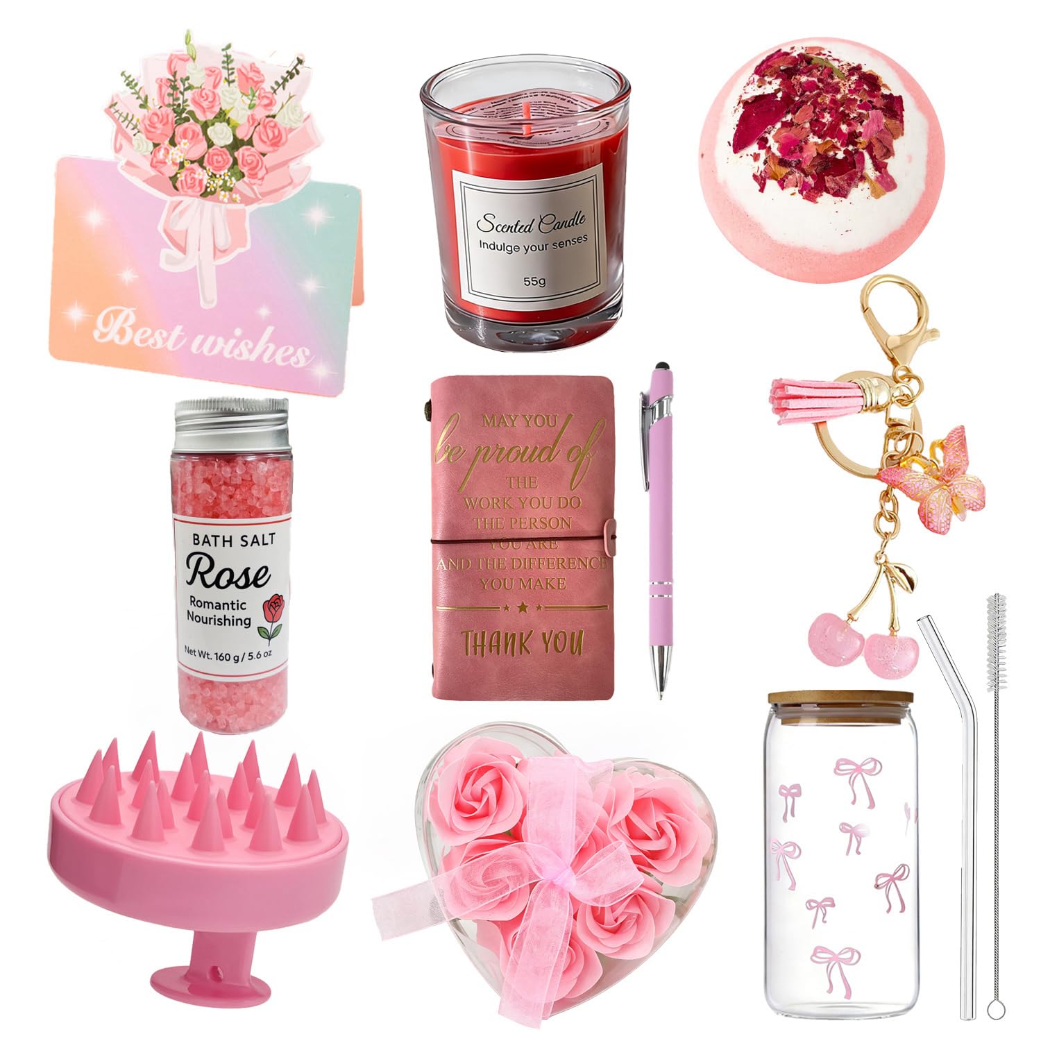 Geschenke für Frauen, Freundschaft, einzigartige Wellness-Geschenkkörbe für Frauen, Mutter, Ehefrau, Schwester, Freundin, beste Freunde, Geschenksets für sie, Muttertag, Valentinstag, Weihnachten, 10