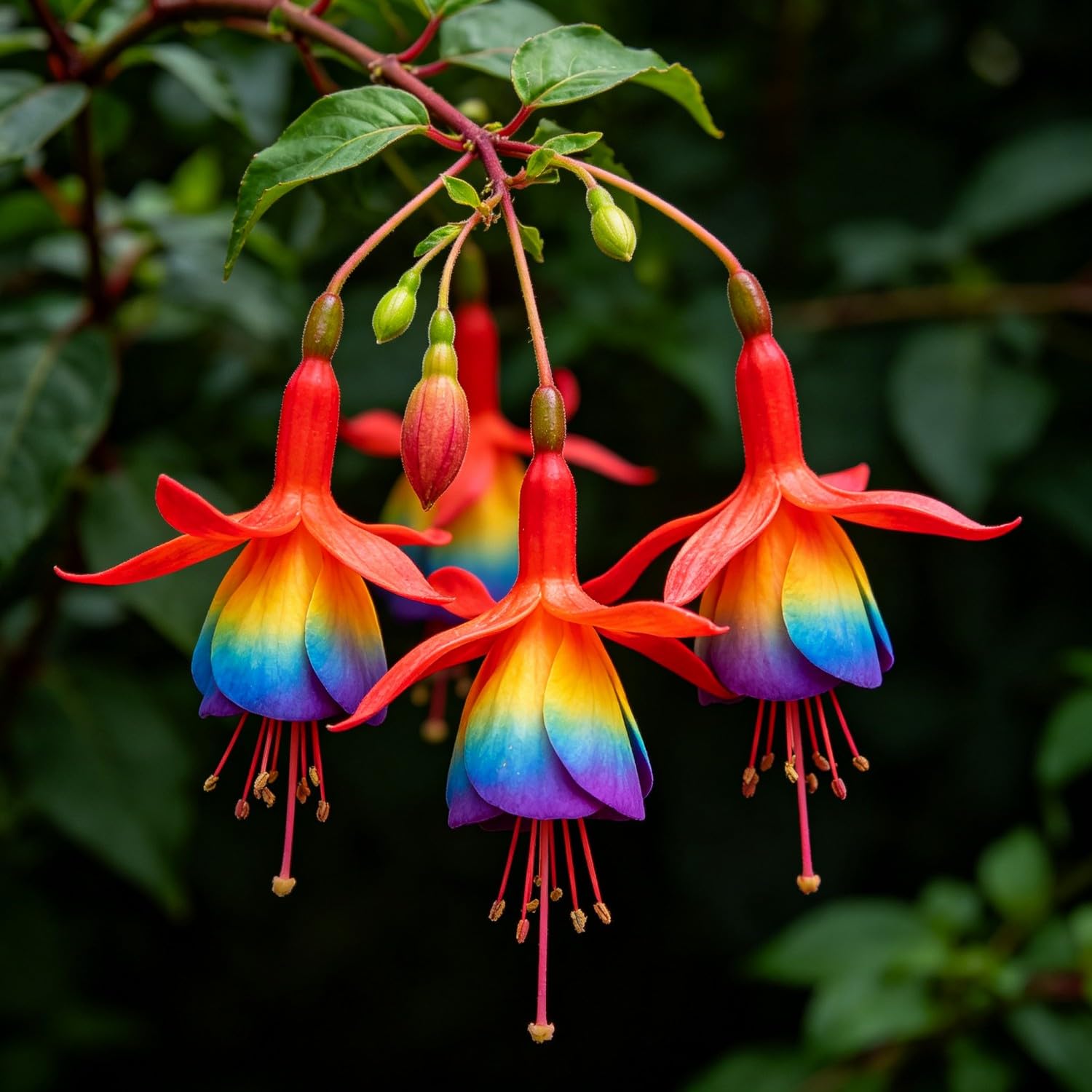 Fuchsia Seeds-Hardy Perennial， Excellent Display Indoor，Balcony，Garden