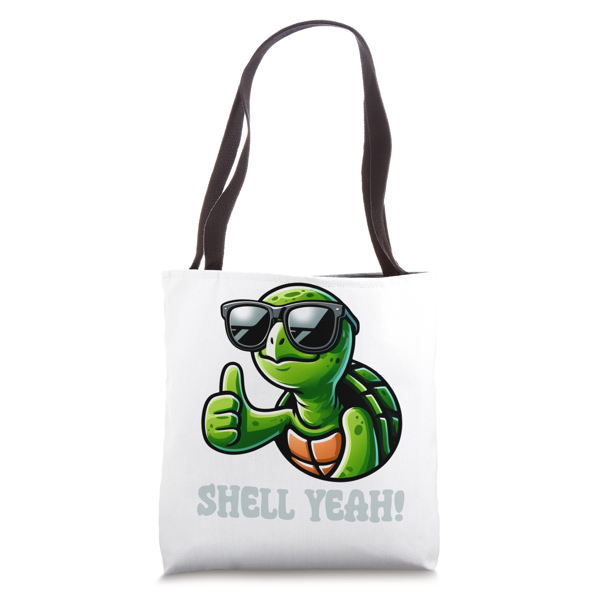 Shell Yeah Turtle Lover Turtles Pun Graphic Tote Bag