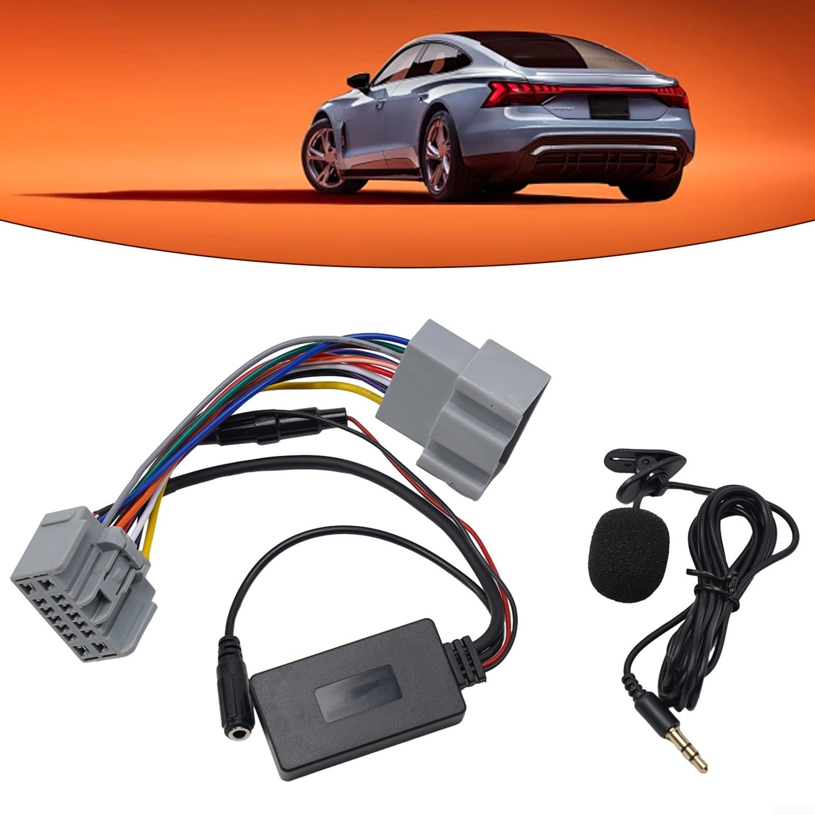 Adattatore Aux Blue-tooth per Volvo C30 C70 S60 S80 V50 V70 XC70 XC90, cavo audio per auto per ingresso AUX musica streaming